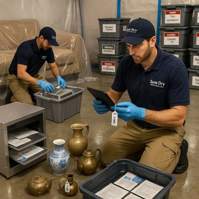 Content Protection and Restoration process in Broward Estates, FL